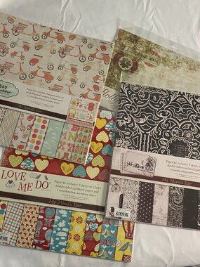 My Mind's Eye 12x12 Scrapbook Paper Kits Lot of 4 New Sealed
